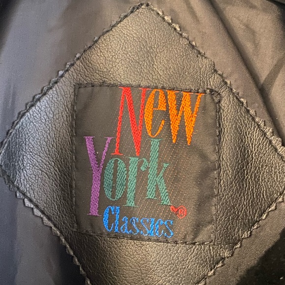 Vintage New York classics leather jacket - Picture 2 of 2